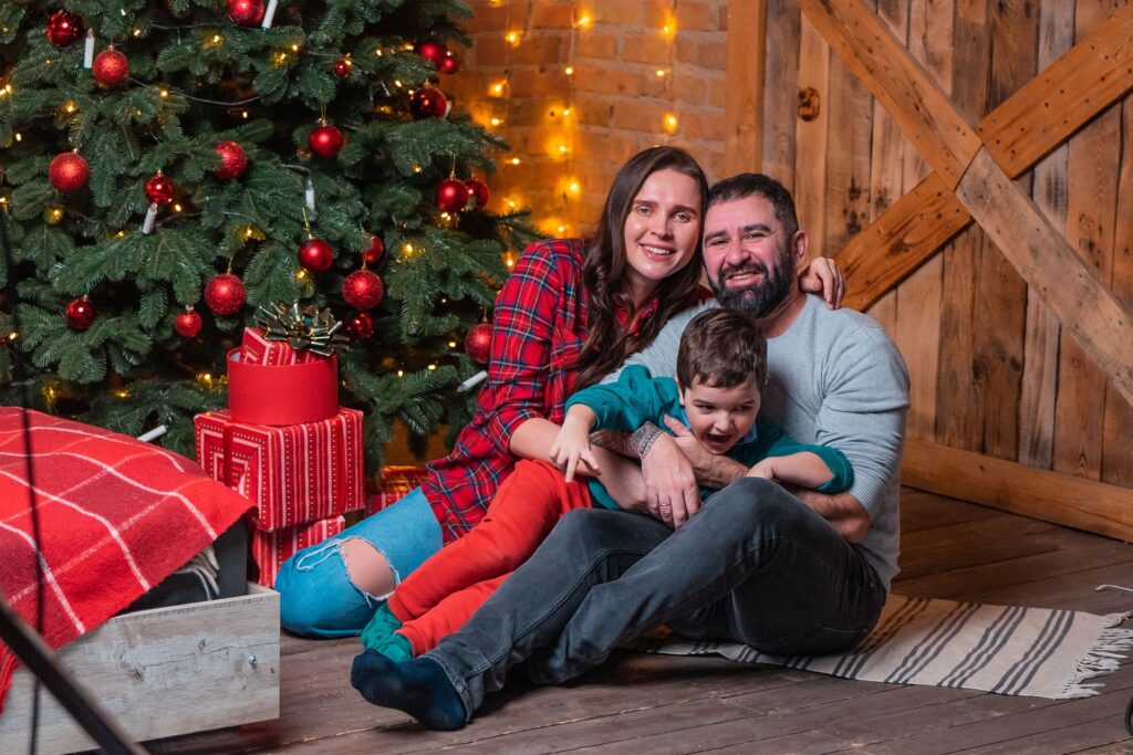 Imagen de apoyo familiar en Navidad